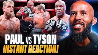 "That Was An AMATEUR Fight!" | JAKE PAUL vs MIKE TYSON INSTANT REACTION!