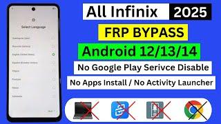 All Infinix Android 12/13/14 Frp Bypass Without Pc 2025 | All Infinix Mobile Google Account Bypass