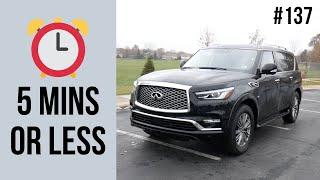 2019 Infiniti QX80 // 5 minute rental car review // 100 rental cars