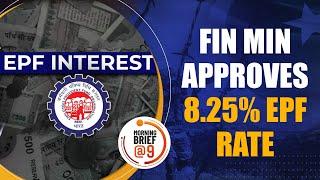 EPF Interest Rate Set at 8.25% for 2024-25 |Good News for Indian Employees |Long Term Savings |News9