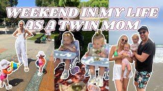 WEEKEND IN MY LIFE AS A MOM - Twin Mom, Nap Transitions, 1 year baby routine, Healthy Mom, Holiday