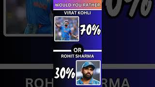 Would You Rather?  #cricketcountry #cricket #indiancricketer #indiancaptain  #viratkohli