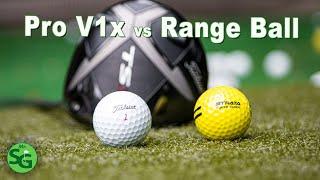 Does a High End Golf Ball Really Make a Difference? Pro V1x vs Strata Range Ball