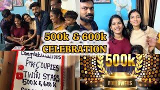 500k & 600k CELEBRATION ️ pk couples and twin stars congratulations