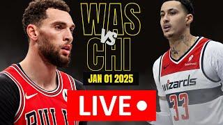 LIVE :Washington Wizards vs Chicago Bulls l Full Game highlights l Jan 01 2025 | NBA HOOPS