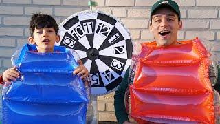 Jason and Alex play outdoor games