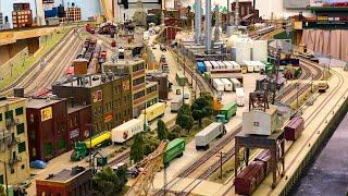 Beautiful Large Private Model Railroad layout in HO scale