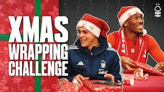 Christmas Wrapping Challenge!  | ft. Hudson-Odoi, Elanga & Sosa 