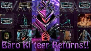 Warframe - Baro Ki'Teer Returns! [13th December 2024]