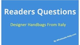 Where to Buy Wholesale Designer Handbags