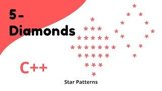 5 - Diamonds With C++ | Star Patterns | Mazen Labs