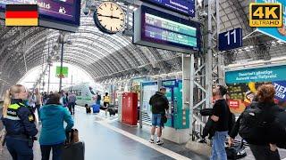 Frankfurt Hauptbahnhof (Central Station) | 4K Walk  Germany