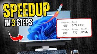 SPEEDUP Windows 10/11300% FASTER with 3 Simple STEPS! - (2024)