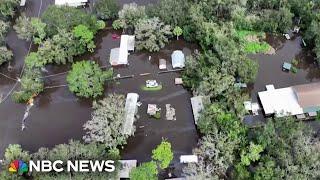 Major flooding continues in Florida as death toll rises after Milton