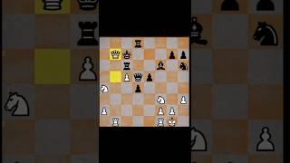 In this one-minute chess match, the opponent has been checkmated #chessgame  #bulletchess