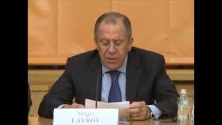 С.Лавров на открытии заседания Группы стратегического видения «Россия – исламский мир»