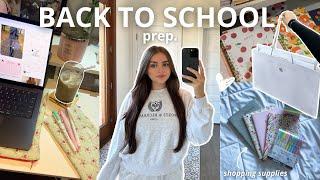 BACK TO SCHOOL PREP: school shopping supplies, new planner, desk set up, organizing & advices