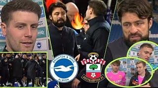 Brighton vs Southampton 1-1  Fabian Hurzeler and Russel Martin ARGUED  Post Match Analysis