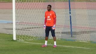 Steve Mandanda ● Training goalkeeper  French team ● Tirana (Albania)