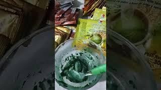 MASCARILLA CON NUESTROS MARAVILLOSOS PRODUCTOS DE DXN GANODERMA  Y ESPIRULINA