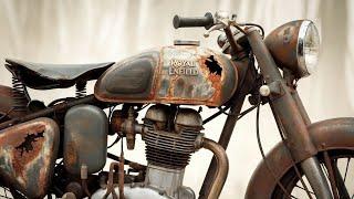 Restoration Rusty Old Motorcycle | Old Bullet Full Restoration | Royal Enfield Restored 