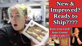 The Best Low Carb Coffee Cake Recipe Redo- Plus Shipping Update