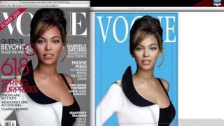 Adobe InDesign CC - Creating a Vogue magazine Cover