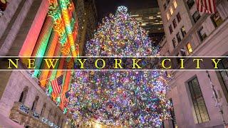 Christmas in New York City (24 Hours of Exploring) (4k)