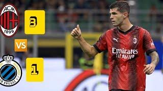 AC Milan vs Club Brugge 3:1/ Champions Leagues 2024