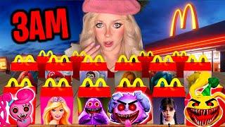 DO NOT ORDER THESE CURSED HAPPY MEALS AT 3AM!! (POPPY PLAYTIME, BARBIE, GRIMMACE & MORE!)