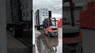 Как мы загружаем заказы на стройку #стройка #технониколь #загрузка #транспорт