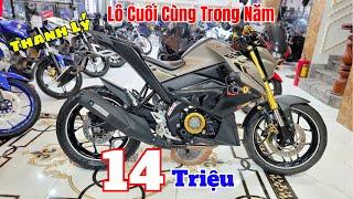 Thanh lý lô Moto Cũ Giá Rẻ Cuối Cùng Đủ kiểu Dáng Classic , Cafe Racer , Naked , Sport