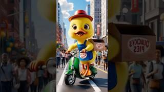 Duckdelivers PIZZA #dubidubidu #duck #ducktales #duckling #funnyduck #happyduck #ducklife #fy