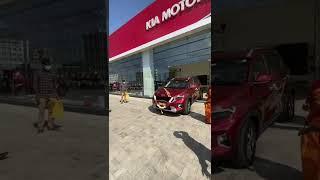 Kia Sonet HTX Red color 2022 delivery #Sonet