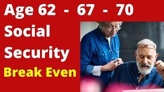 Social Security Break Even Age Comparison