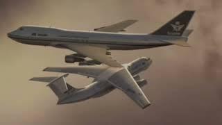 Saudia flight 763/Kazakhstan ailines flight 1907 crash animation