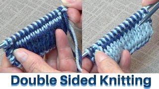 Double Sided Knitting