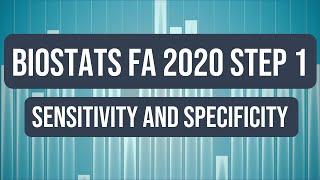 Biostatistics: Evaluation of a Diagnostic Test | USMLE Step 1 Crash Course (FA 2020)