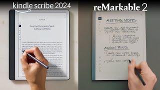 Kindle Scribe 2024 vs Remarkable 2: The Best Digital Notebook Under $400?