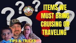 ITEMS WE MUST HAVE ON CRUISE OR TRAVELING | LUVY'S FAT LIFE