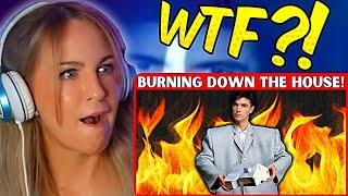 First Time Reaction Talking Heads - Burning Down the House