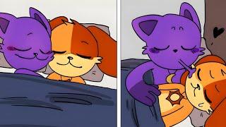 CatNap and DogDay A Peaceful Night | Poppy Playtime Chapter 3 | Comic Dub