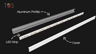 U-Shape Aluminum Profile L204 | LED Lighting | LED Strip Light