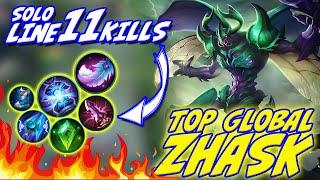 NEW Meta Zhask Offlane 2020 | Best Build Zhask 2020 | Top Global Zhask ~ MLBB