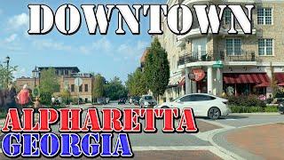 Alpharetta - Georgia - 4K Downtown Drive