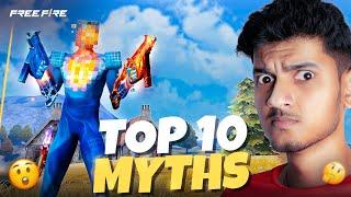 Top 10 Mythbusters in FREEFIRE Battleground | FREEFIRE Myths #285