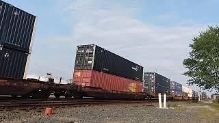 CSX Q131 with a duo of elephant style UP engines.