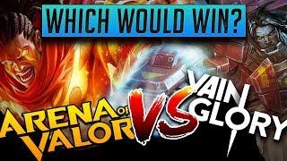 VAINGLORY VS. ARENA OF VALOR | WHICH IS BETTER? | FAIR COMPARISON | BATTLE OF THE MOBILE MOBAS!