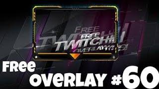 STREAM OVERLAY FREE DOWNLOAD#60 / OBS STUDIOS YOUTUBE/TWITCH / Deutsch / Germany