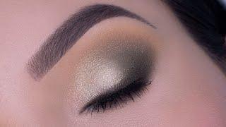 Soft Glam Green Eye Makeup Tutorial | Wearable Green Eye Look